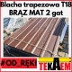 Blacha trapezowa T18 BRĄZ MAT 2g