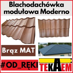 Blachodachówka Modułowa 1 gat Grafit-Brąz