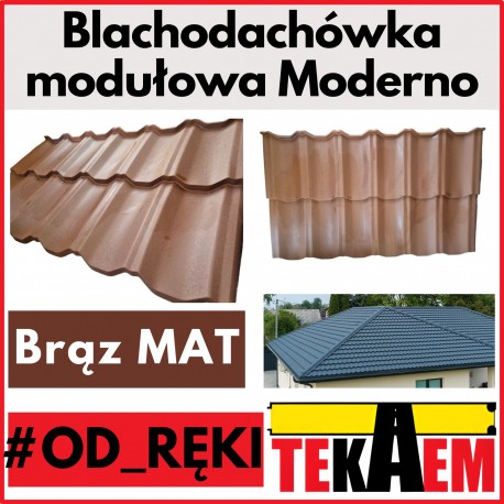 Blachodachówka Modułowa 1 gat Grafit-Brąz